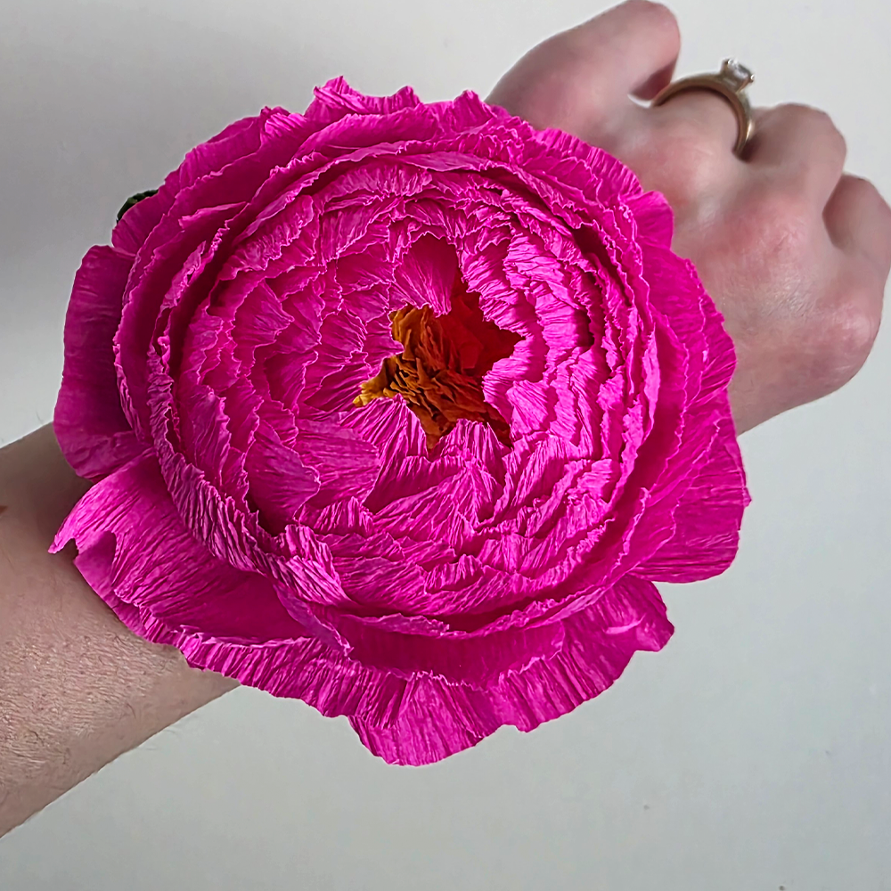 Paper Flower Bracelet