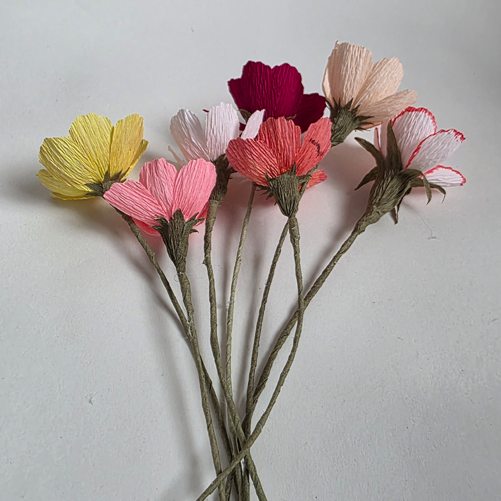 Handmade COSMOS Paper Flower – Made to Order