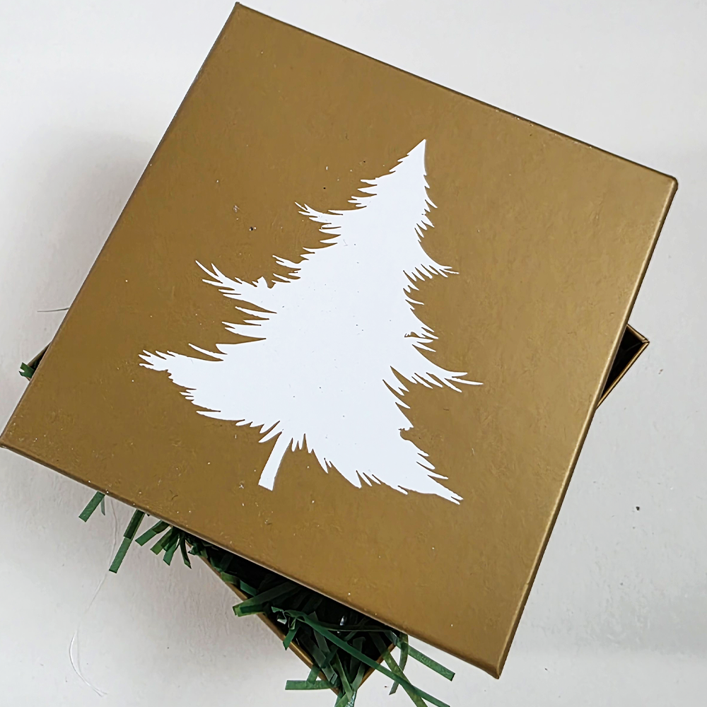 Pink Christmas Poinsettia – Mini Gift Box Arrangement