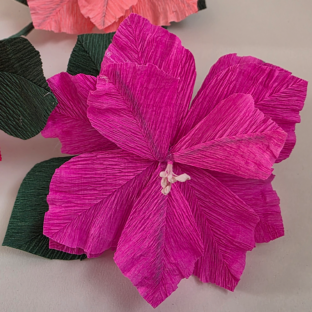 Handmade Crepe Paper Poinsettia – Christmas Ornament or Home Décor (Made to Order)