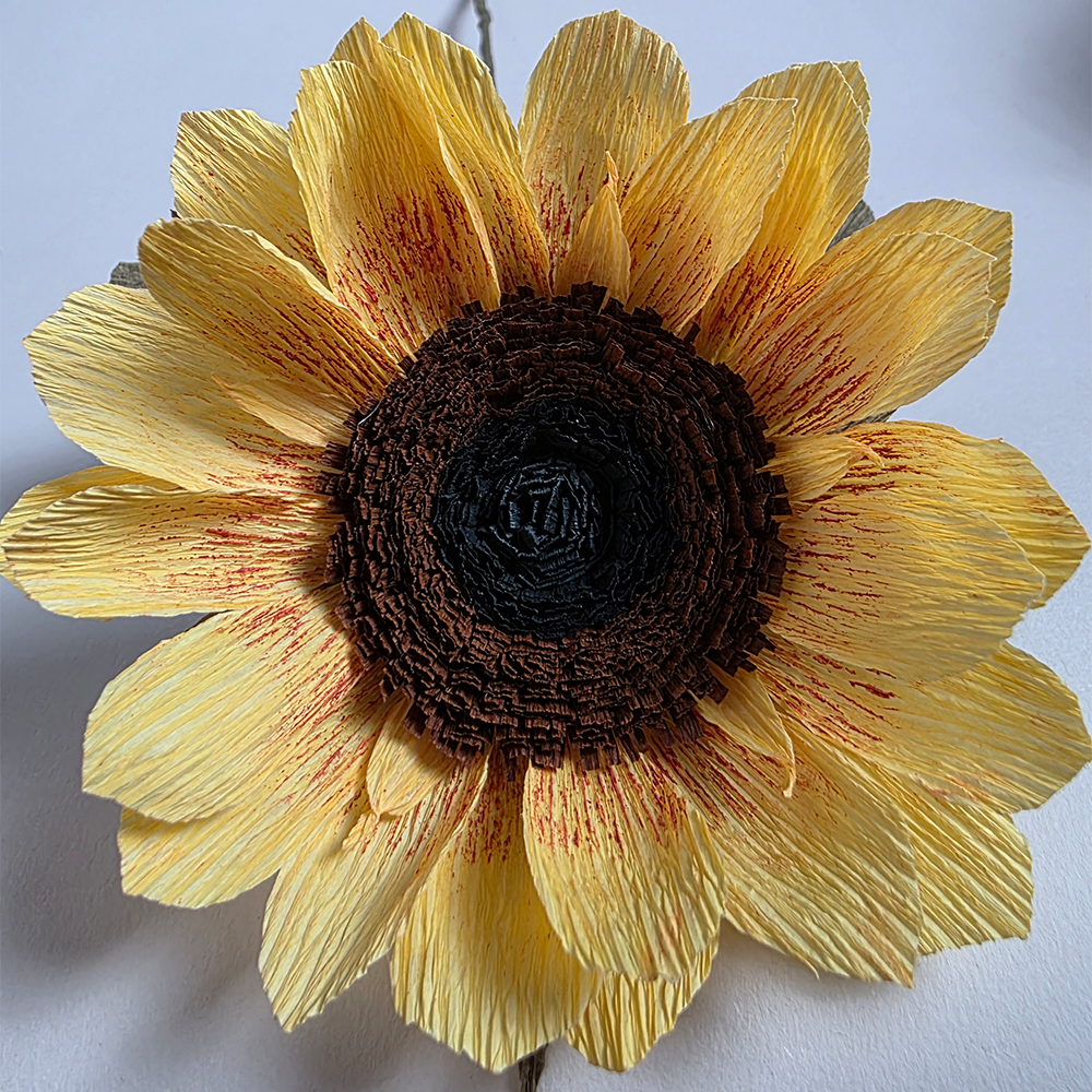 Handmade Crepe Paper Sunflower – Made to Order
