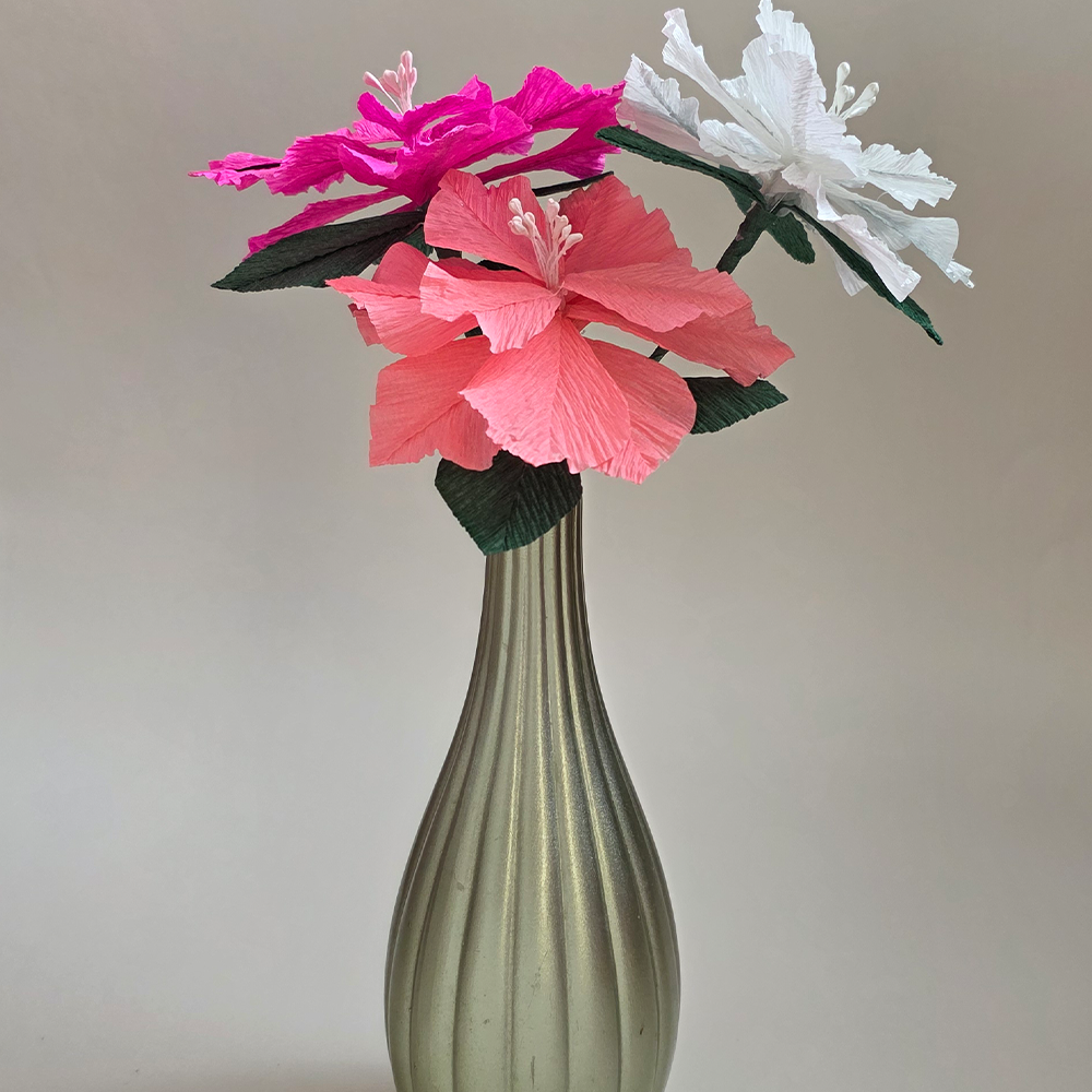 Handmade Crepe Paper Poinsettia – Christmas Ornament or Home Décor (Made to Order)