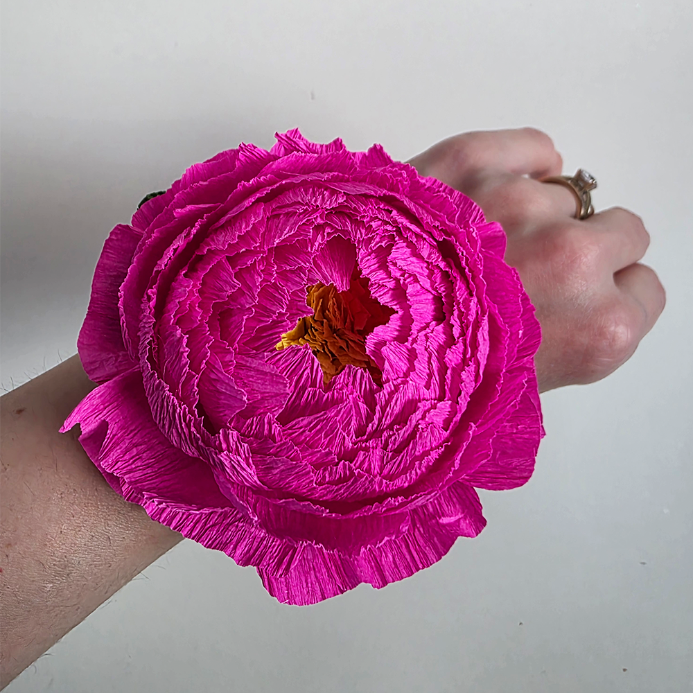 Paper Flower Bracelet