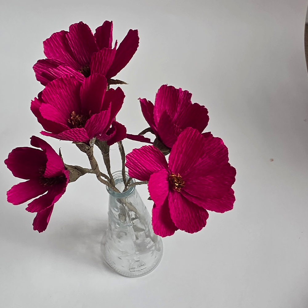 Handmade COSMOS Paper Flower – Made to Order