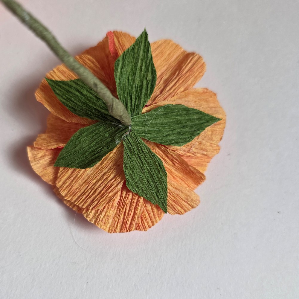 Handmade Crepe Paper Ranunculus – Custom Colours (Made to Order)