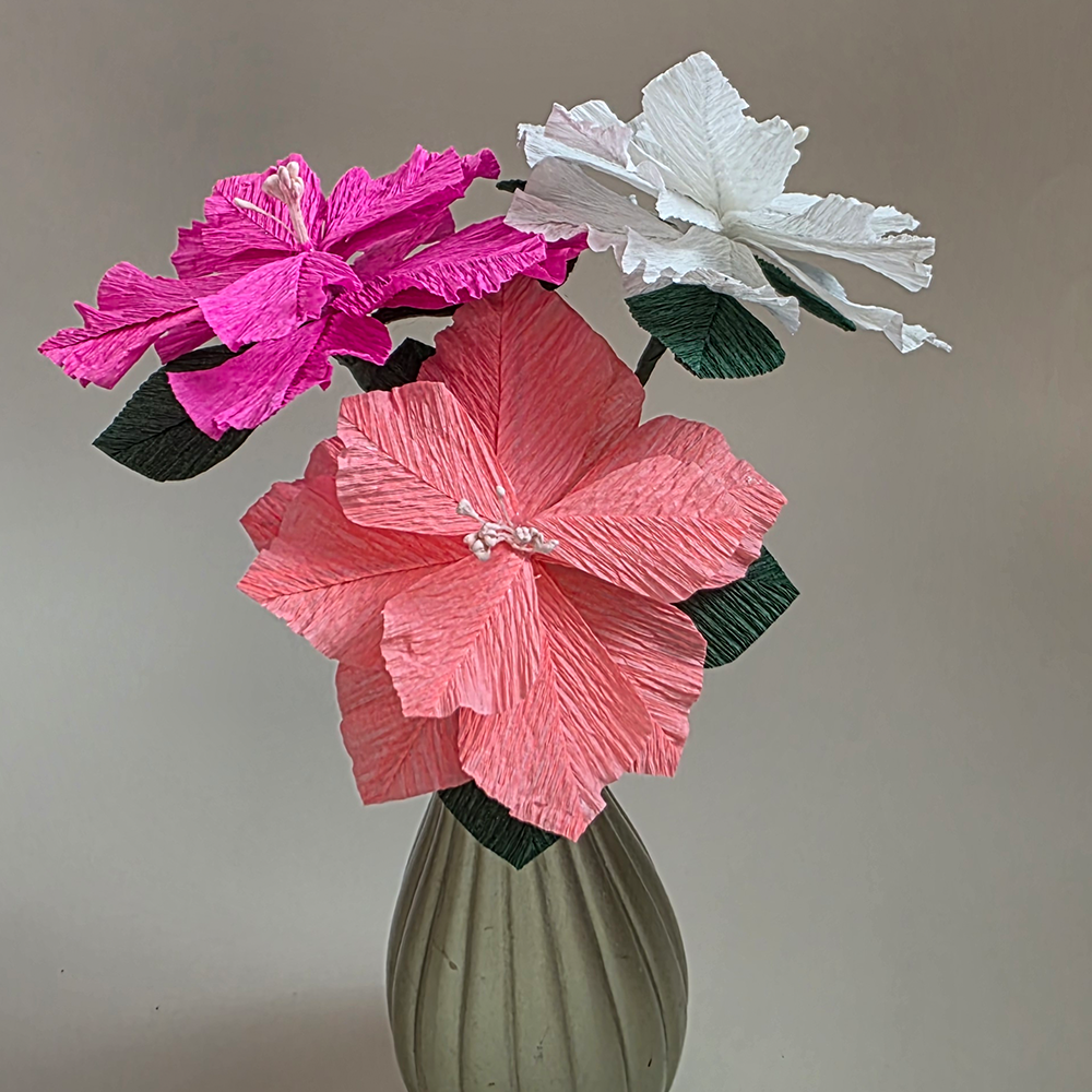 Handmade Crepe Paper Poinsettia – Christmas Ornament or Home Décor (Made to Order)