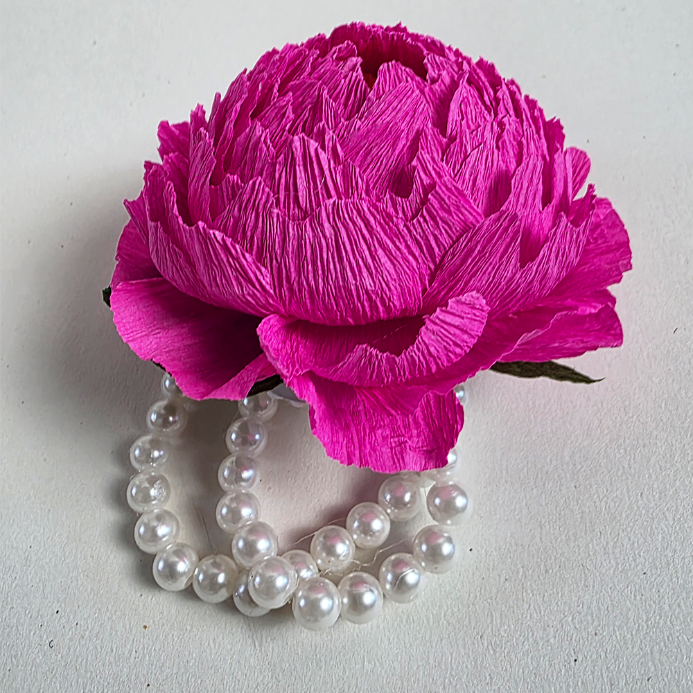 Paper Flower Bracelet