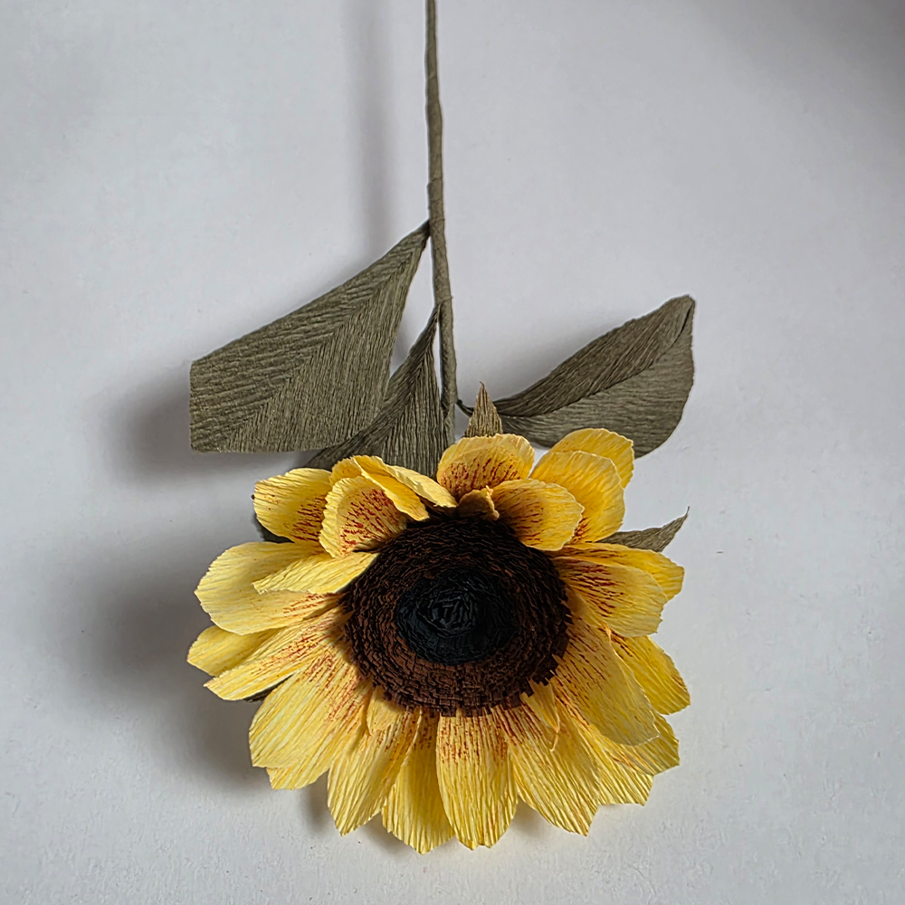 Handmade Crepe Paper Sunflower – Made to Order