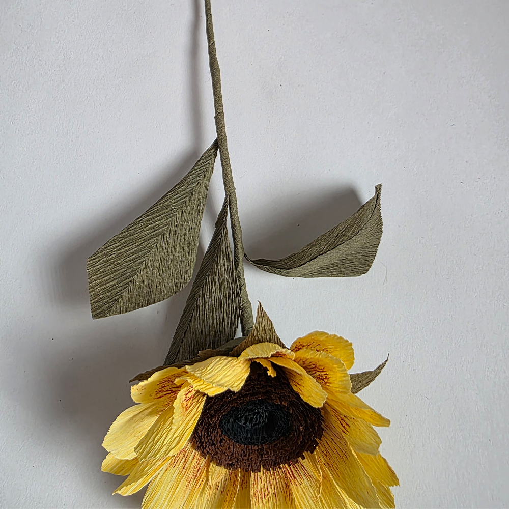 Handmade Crepe Paper Sunflower – Made to Order
