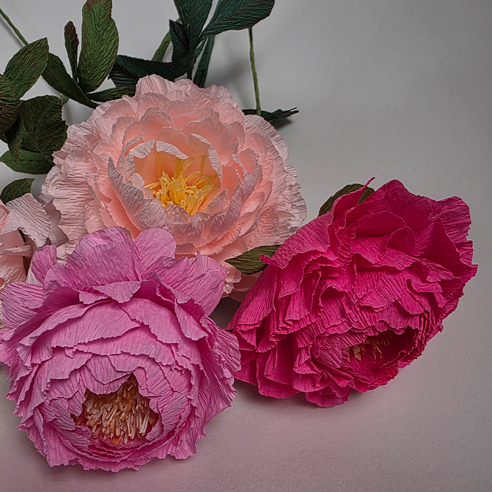 Blooming Harmony Vase – Handmade Paper Flower Arrangement
