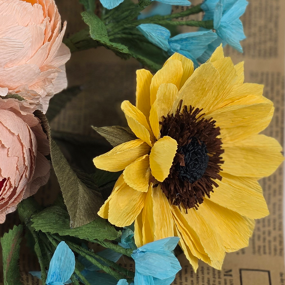 Summer Breeze Bouquet – Handmade Paper Flowers