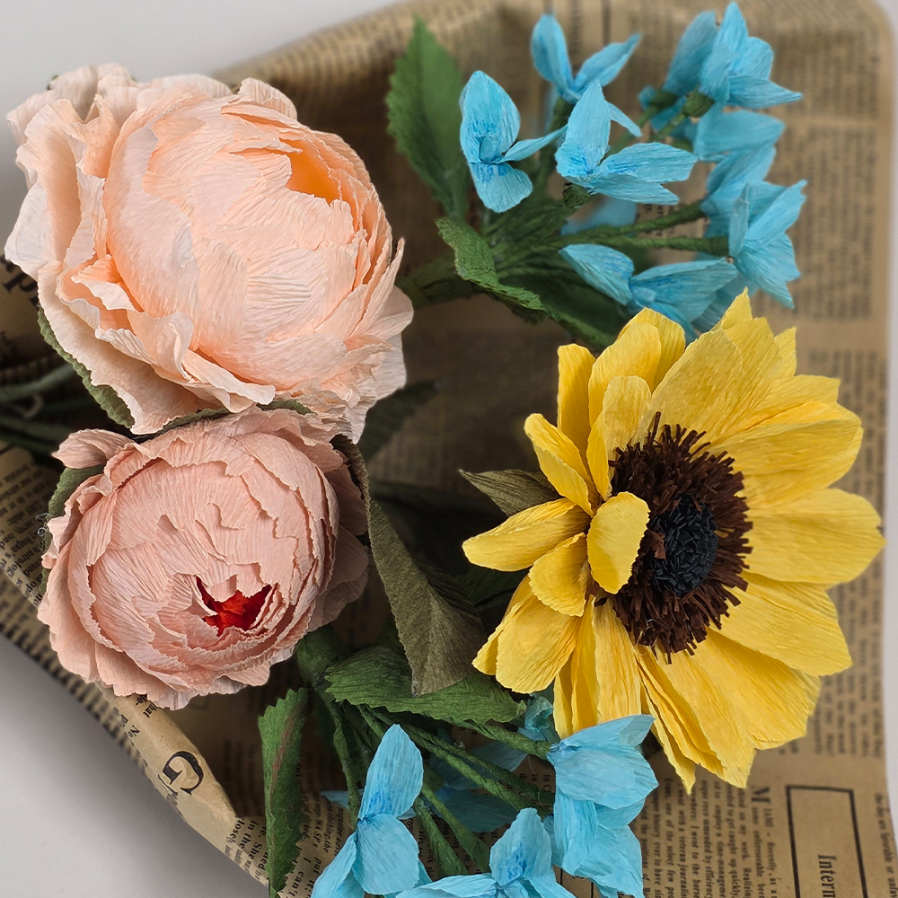 Summer Breeze Bouquet – Handmade Paper Flowers