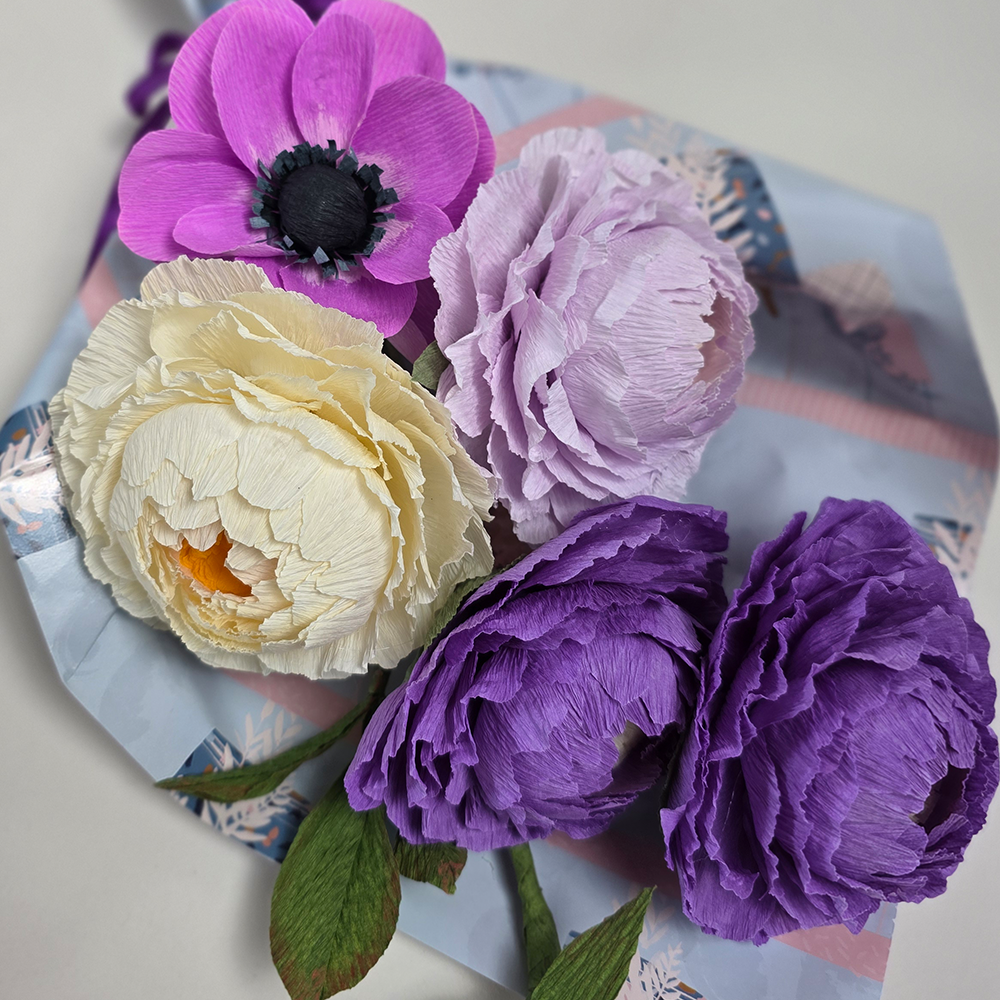 Lavender Dreams Bouquet – Handmade Paper Flowers