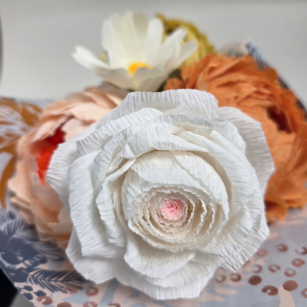Golden Harmony Bouquet – Handmade Paper Flowers