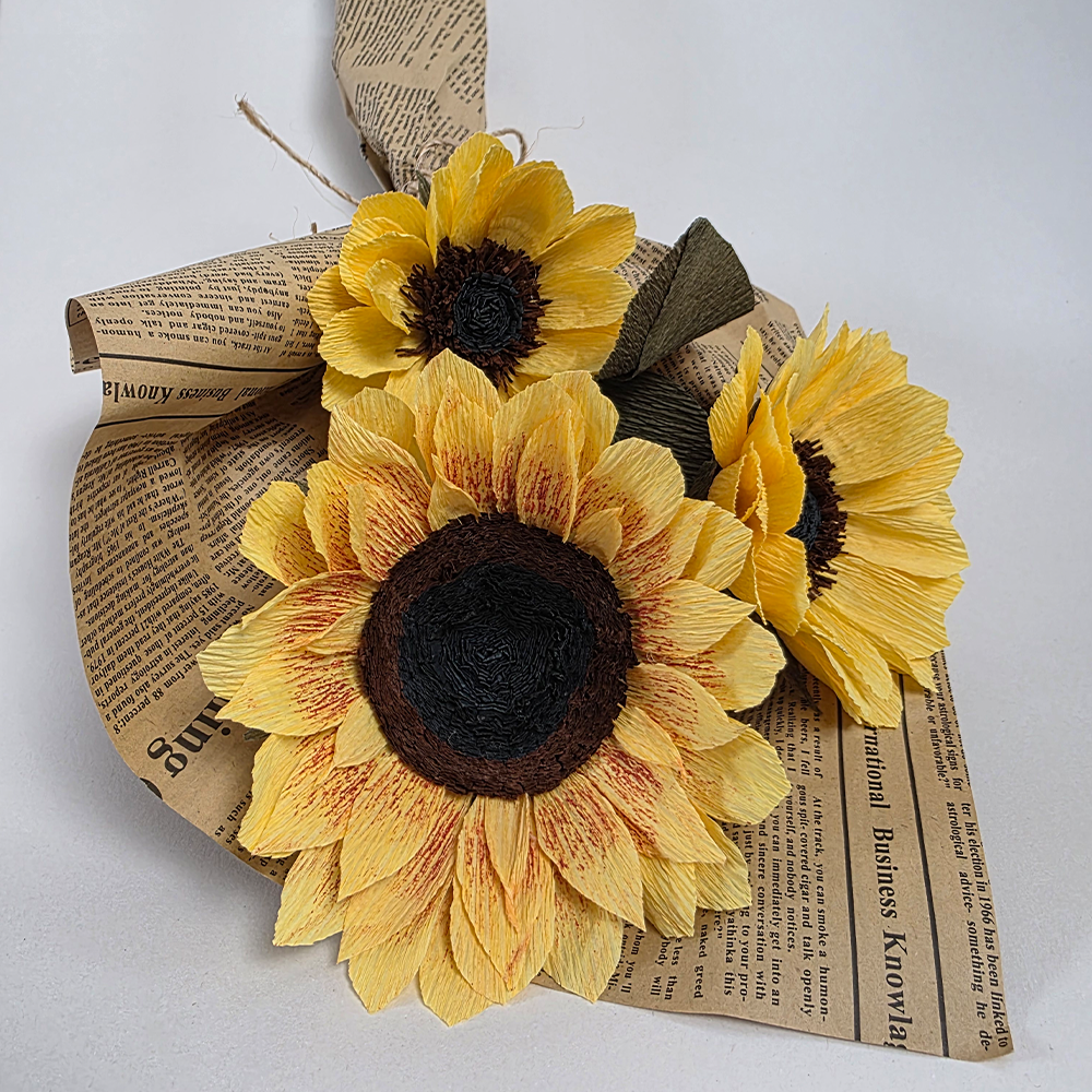 Sunflower Bouquet – Handmade Paper Flowers