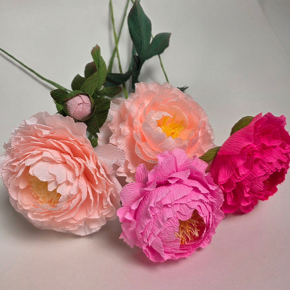 Blooming Harmony Vase – Handmade Paper Flower Arrangement