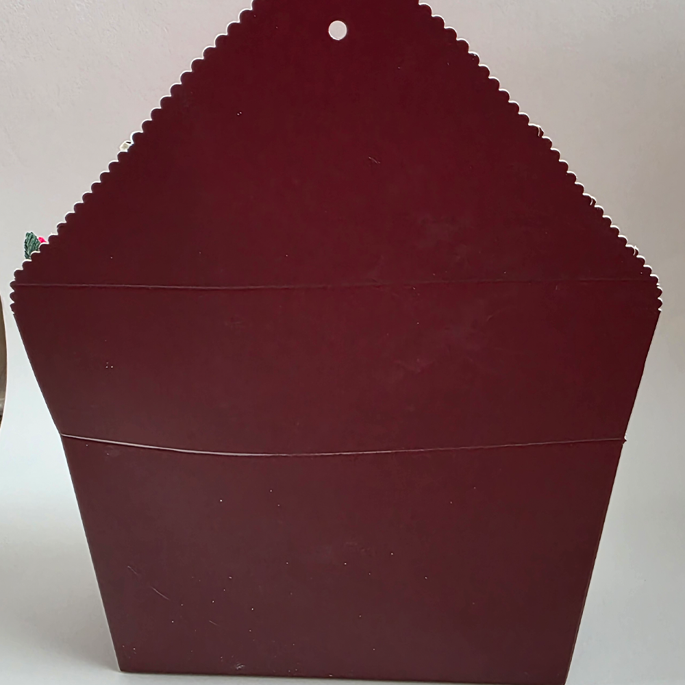 Christmas Envelope Arrangement – Festive Forever Blooms