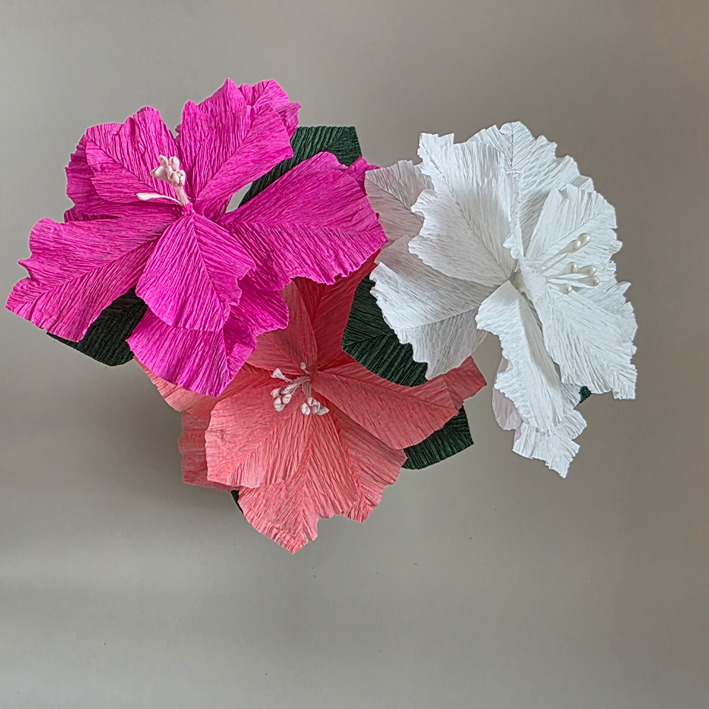 Handmade Crepe Paper Poinsettia – Christmas Ornament or Home Décor (Made to Order)