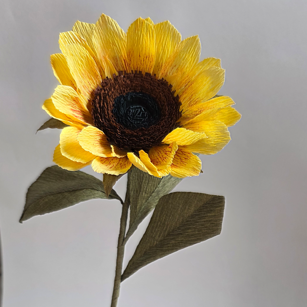Handmade Crepe Paper Sunflower – Made to Order