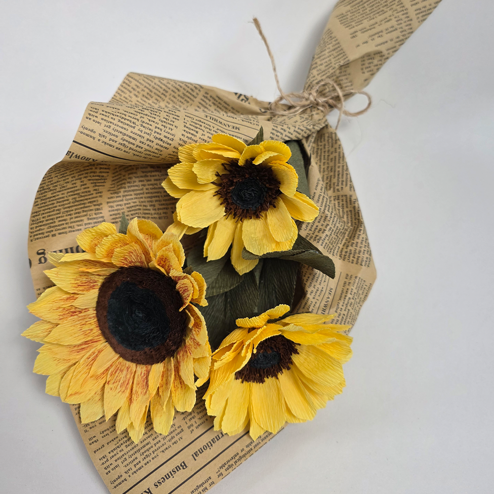 Sunflower Bouquet – Handmade Paper Flowers